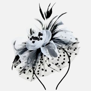 Gorgeous Beloved Millinery Fascinator Side Loop Feathers Ribbon Derby Tea Brunch